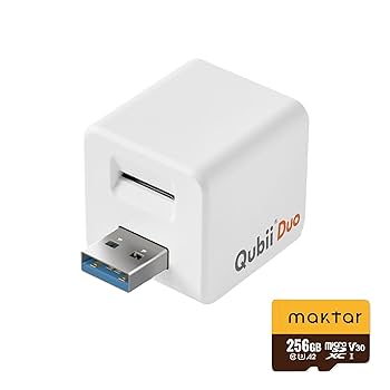 Amazon.co.jp: Qubii Duo USB Type A ホワイト (256GB microSD